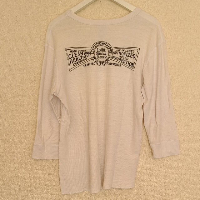 COOTIE(クーティー)のCOOTIE クーティー七分丈シャツ ホワイトsizeL メンズのトップス(Tシャツ/カットソー(七分/長袖))の商品写真
