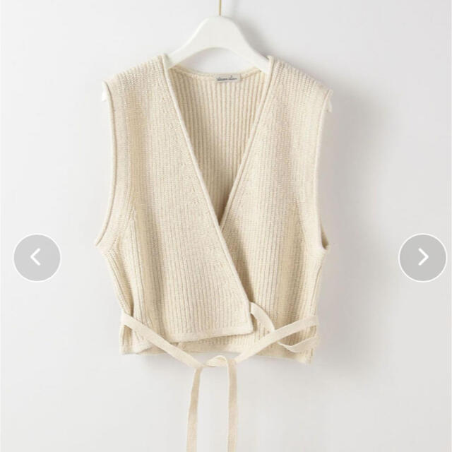 steven alan(スティーブンアラン)の【専用】COTTON SILK CACHECOEUR VEST　 レディースのトップス(ベスト/ジレ)の商品写真