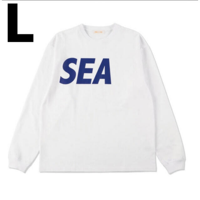 1200cmSLEEVEウィンダンシー  ロンt L/S T-SHIRT / WHITE-GOLD