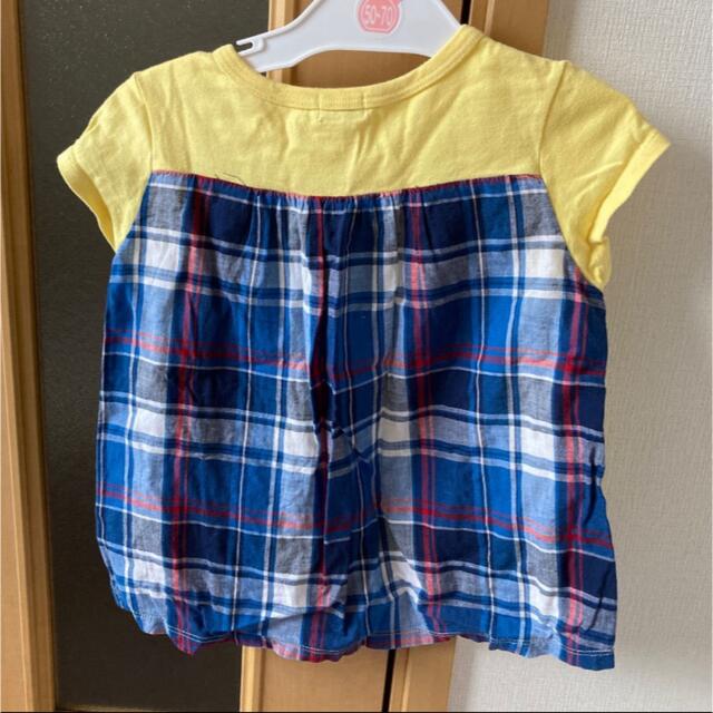 DOUBLE.B(ダブルビー)のミキハウス　ダブルビー　半袖Tシャツ キッズ/ベビー/マタニティのキッズ服女の子用(90cm~)(Tシャツ/カットソー)の商品写真