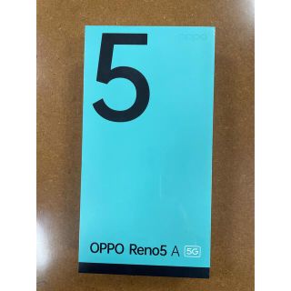 オッポ(OPPO)のOPPO Reno5Aブラック(スマートフォン本体)