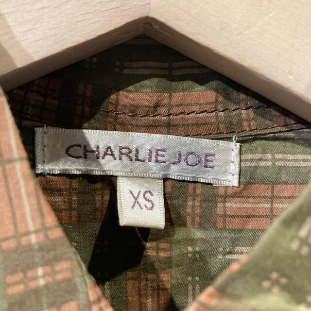CHARLIE JOE コットンシルクチェックシャツ 2