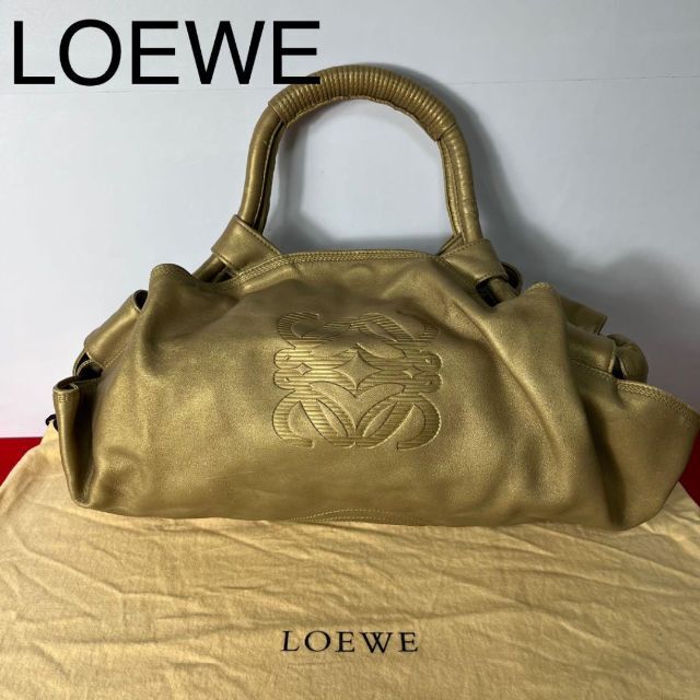 LOEWE♦︎ロエベ ブロンズ ナッパアイレ ハンドバック - ハンドバッグ