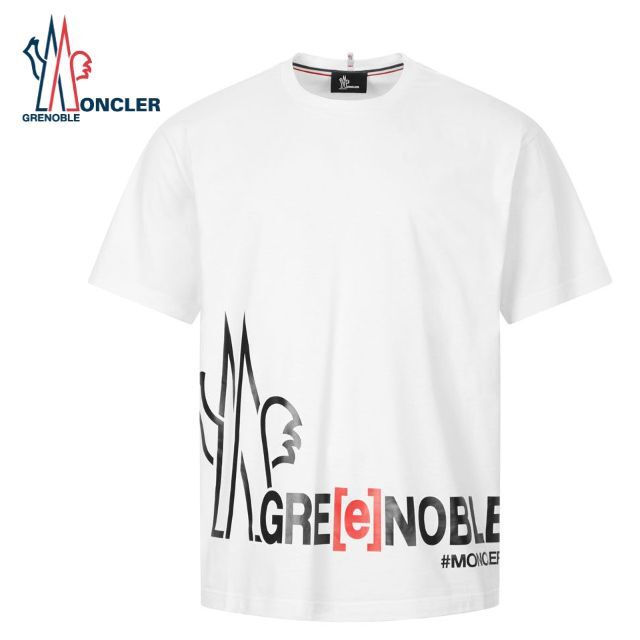 夏セール開催中 MAX80%OFF! MONCLER L size Tシャツ 半袖 ホワイト