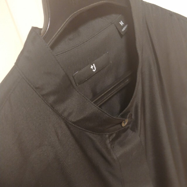 UNIQLO(ユニクロ)の+J シルクスタンドカラーシャツ レディースのトップス(シャツ/ブラウス(長袖/七分))の商品写真