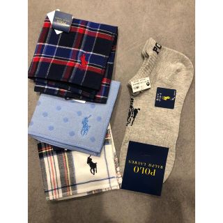 ポロラルフローレン(POLO RALPH LAUREN)のハンドタオル3枚　靴下　ポロラルフローレン(その他)