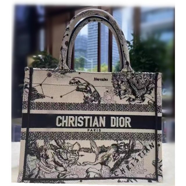 品質保証 Dior キャンバストートバッグ-星座刺繡1 DIOR - トートバッグ