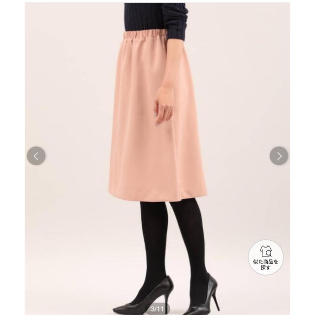 INED(イネド)のイネド 《店舗限定》Aラインフレアスカート 9サイズ レディースのスカート(ひざ丈スカート)の商品写真