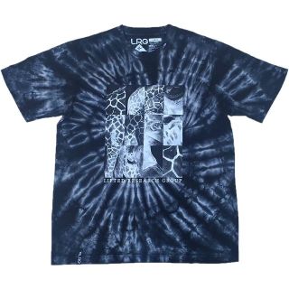 エルアールジー(LRG)のLRG エルアールジー タイダイ柄 Tシャツ ブラック XL(Tシャツ/カットソー(半袖/袖なし))