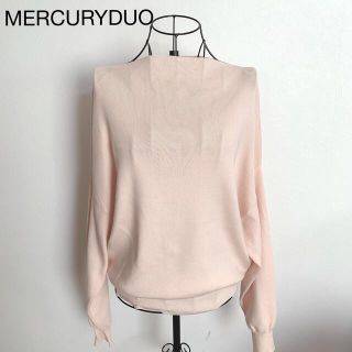 マーキュリーデュオ(MERCURYDUO)のMERCURYDUO トップス ニット プルオーバー　ピンク(カットソー(長袖/七分))