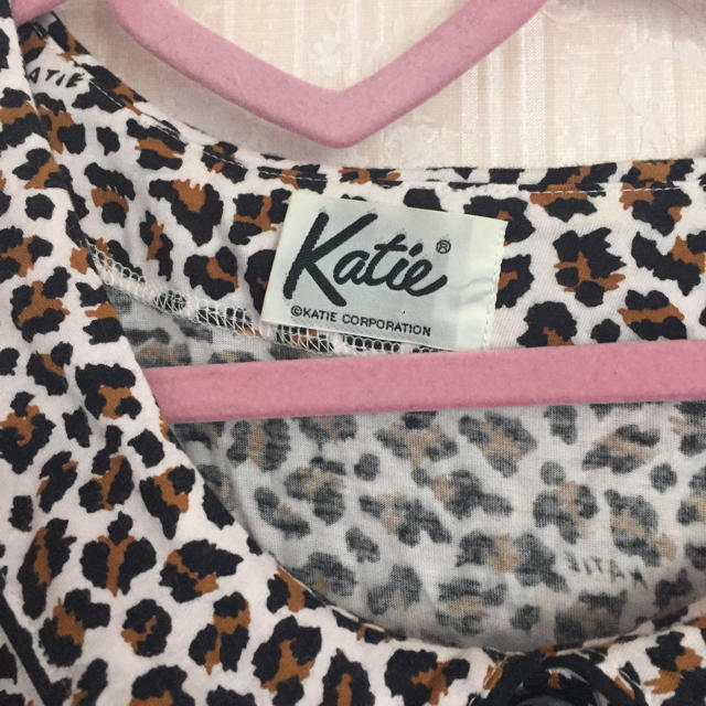 Katie(ケイティー)のkatie  ヒョウ柄ワンピース レディースのワンピース(ミニワンピース)の商品写真