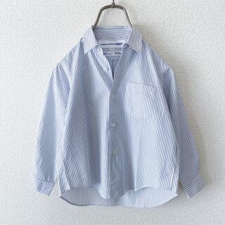 コムデギャルソン(COMME des GARCONS)のコムデギャルソンシャツ / 子供用シャツ ストライプシャツ キッズ(Tシャツ/カットソー)