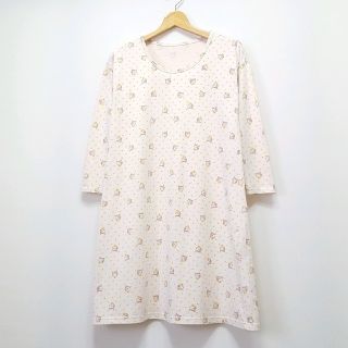 フランシュリッペ(franche lippee)の★franche lippee 総柄 ネコ 鈴 プルオーバー ワンピース(ひざ丈ワンピース)