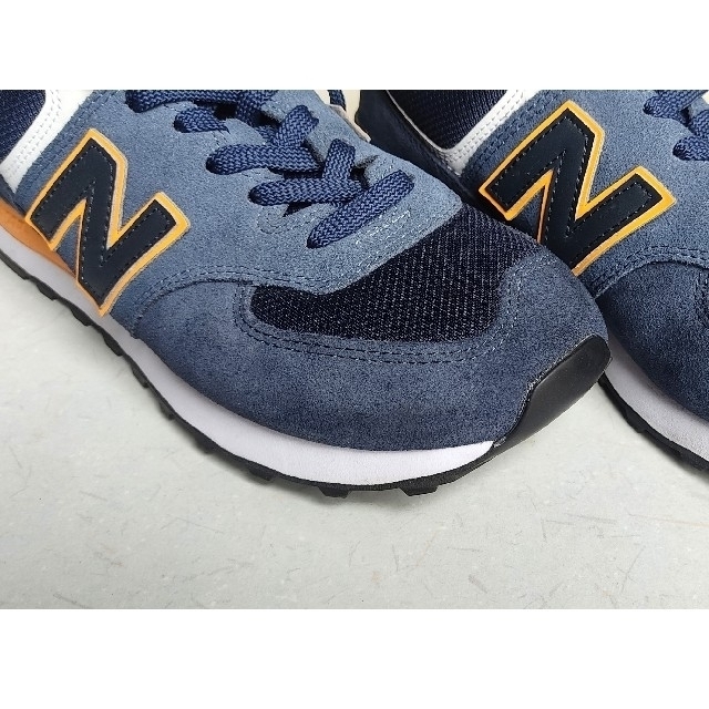 New Balance(ニューバランス)のNew Balance ML574 SY2 D ブルー メンズの靴/シューズ(スニーカー)の商品写真