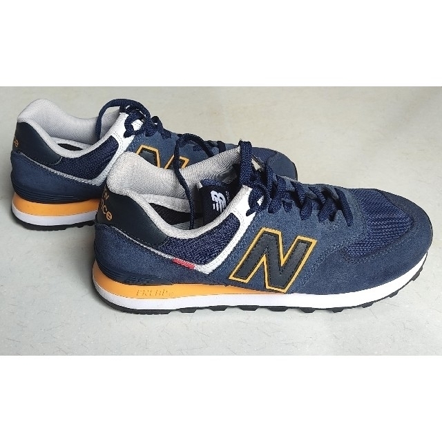 New Balance(ニューバランス)のNew Balance ML574 SY2 D ブルー メンズの靴/シューズ(スニーカー)の商品写真