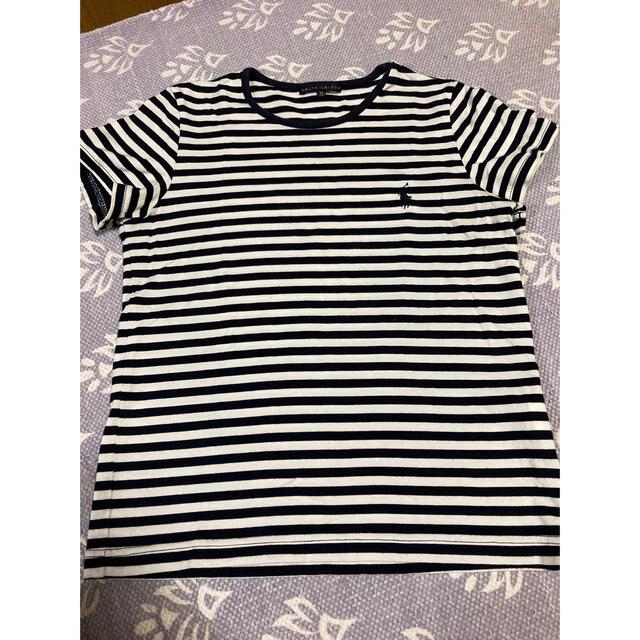 POLO RALPH LAUREN(ポロラルフローレン)のラルフローレン  レディース　ボーダーTシャツ　M レディースのトップス(Tシャツ(半袖/袖なし))の商品写真