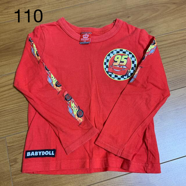 BABYDOLL(ベビードール)のキッズ ロングTシャツ BABYDOLL カーズ 110 キッズ/ベビー/マタニティのキッズ服男の子用(90cm~)(Tシャツ/カットソー)の商品写真