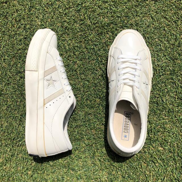 美品23.5 converseコンバース スター\u0026バーズ VTGレザーH308