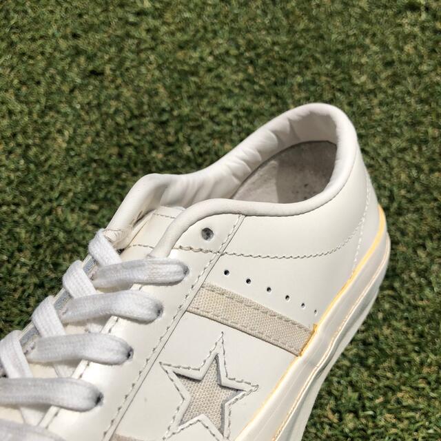 美品23.5 converseコンバース スター\u0026バーズ VTGレザーH308