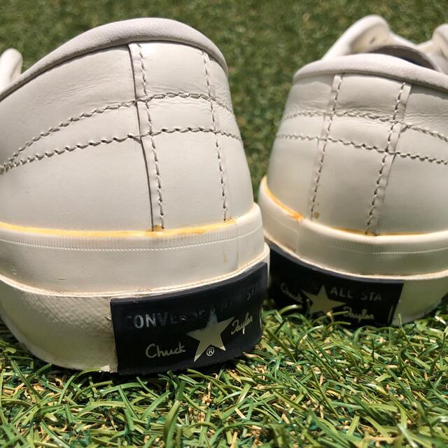 美品23.5 converseコンバース スター\u0026バーズ VTGレザーH308