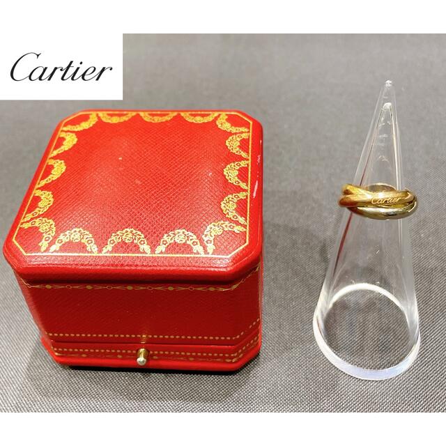 Cartier(カルティエ)のカルティエ Cartier トリニティリング #55 K18 (750) レディースのアクセサリー(リング(指輪))の商品写真