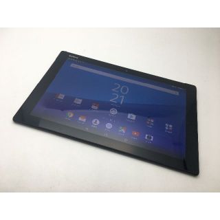 ソニー(SONY)のR742 SIMフリーXperia Z4 Tablet SOT31黒中古訳あり(タブレット)