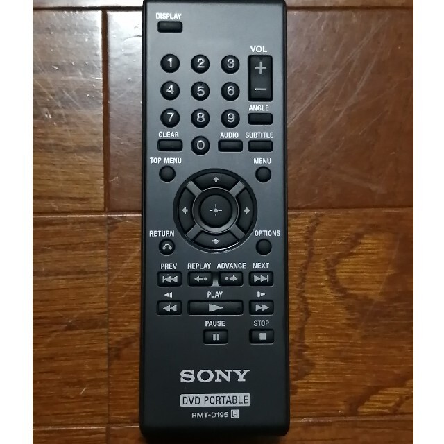 SONY　DVDプレイヤー　リモコン　新品未開封 スマホ/家電/カメラのテレビ/映像機器(DVDプレーヤー)の商品写真