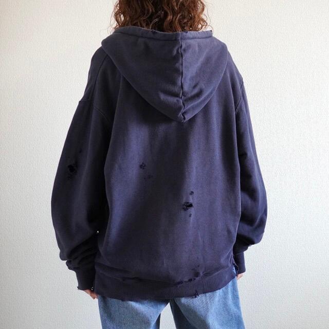 Champion - オリジナルリメイク ボロスウェット ボロパーカー Champion - オリジナルリメイク ボロスウェット ボロパーカー