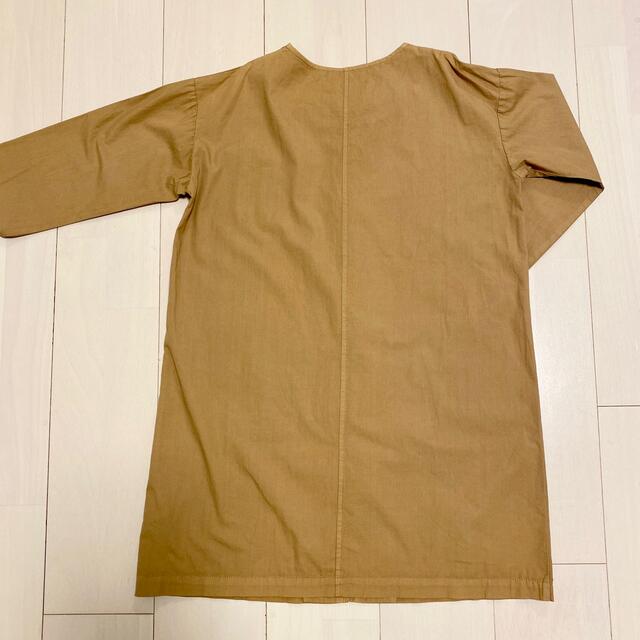 MARKEY'S(マーキーズ)のMARKEY'S   トレンチ風コート　ワンピース　140 キッズ/ベビー/マタニティのキッズ服女の子用(90cm~)(コート)の商品写真