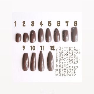 ネイルチップ　人物　推し　キルティング　量産型 ハンドメイドのアクセサリー(ネイルチップ)の商品写真