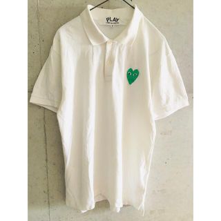 コムデギャルソン(COMME des GARCONS)の【★初期★名作★希少★メンズM】プレイコムデギャルソン 予備ボタン付 ポロシャツ(ポロシャツ)