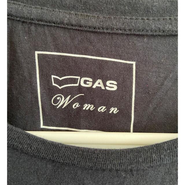 GAS(ガス)のGAS ガス WOMAN ハードロック プリントTシャツ ブラック サイズXS レディースのトップス(Tシャツ(半袖/袖なし))の商品写真