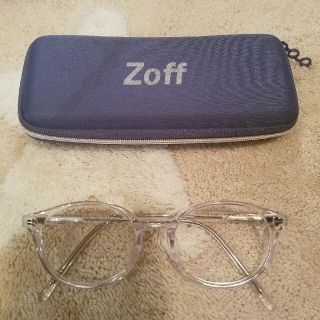 ゾフ(Zoff)のZoff クリアメガネ   度なし(サングラス/メガネ)