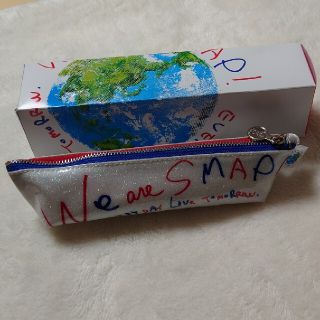 SMAP ツアーグッズ ペンケース 地球(アイドルグッズ)