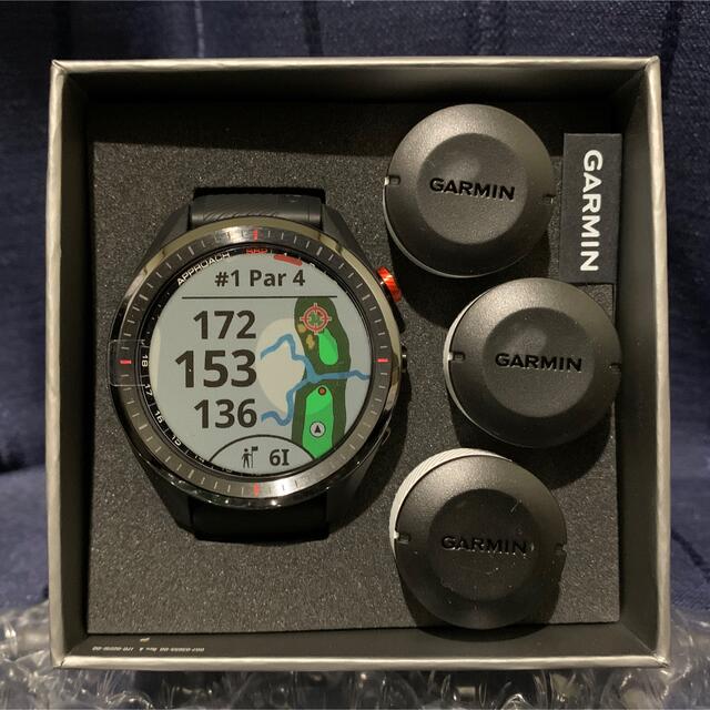2022 新作】 GARMIN ブラック CT10(3個セット) S62 アプローチ GARMIN
