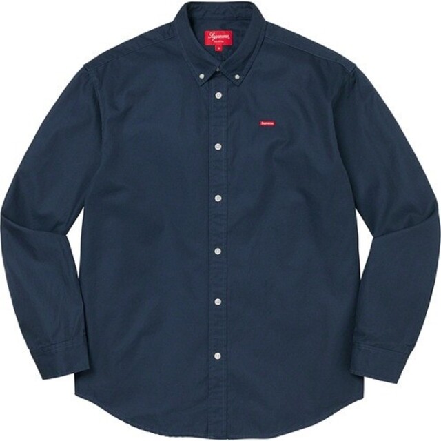 supreme small box shirt light navy Mサイズ