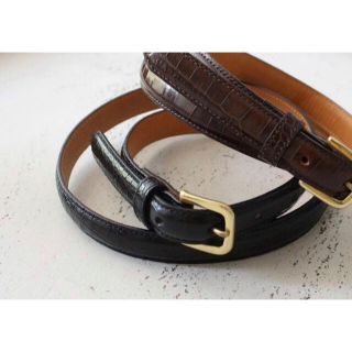 サイ(Scye)のScye Press Croco Dress Belt(ベルト)