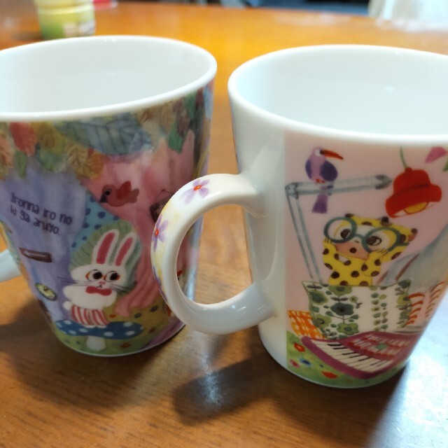 海外花系 ecoute 陶器のマグカップセット - 通販 - www.bhaktiluhur.org