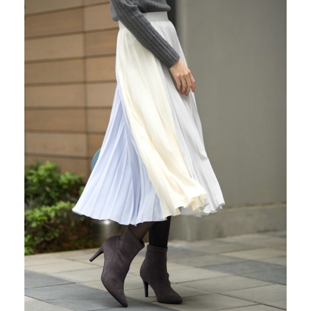 プリーツスカート レディースのスカート(ひざ丈スカート)の商品写真