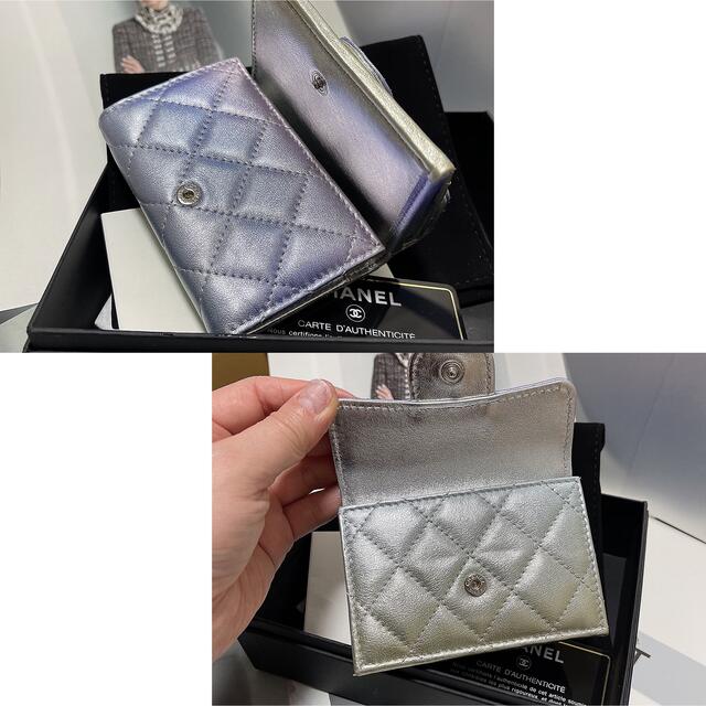 CHANEL(シャネル)の【ruruhime様専用】レアカラー  レインボウ　マトラッセ三つ折り財布 メンズのファッション小物(折り財布)の商品写真