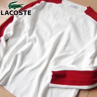 ラコステ(LACOSTE)の超美品 38(M位) ラコステ レディース ニット/カットソー ホワイト(ニット/セーター)