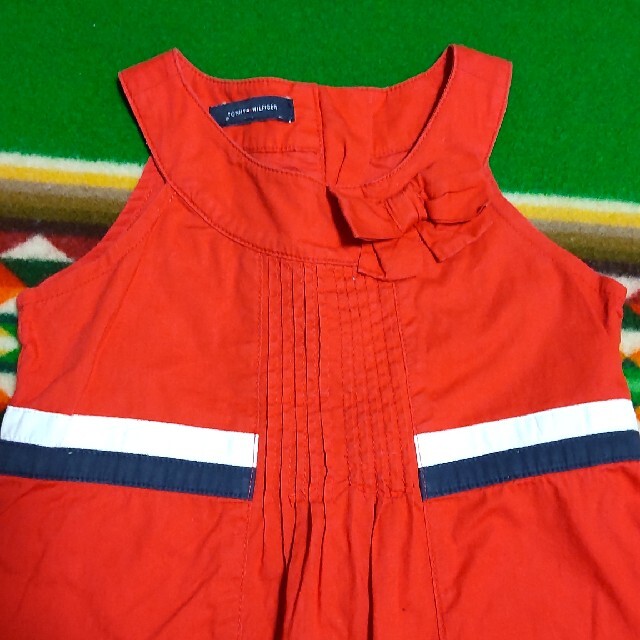 TOMMY HILFIGER(トミーヒルフィガー)のトミーフィルフィガー　90 ワンピース キッズ/ベビー/マタニティのキッズ服女の子用(90cm~)(ワンピース)の商品写真