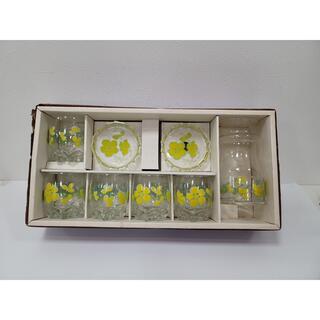 佐々木硝子 サンロマン　グラスセット　レトロ(グラス/カップ)