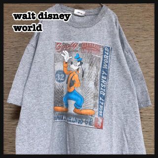 ディズニー(Disney)のディズニー】半袖Tシャツ　グーフィー　ビッグプリント　アニマル柄　ビッグサイズ=(Tシャツ/カットソー(半袖/袖なし))