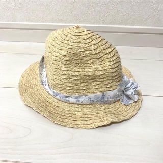 エイチアンドエム(H&M)のH&M  麦わら帽子　ストローハット　49㎝(帽子)