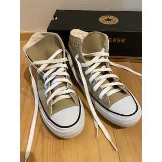 コンバース(CONVERSE)のconverse ハイカット　ベージュ(スニーカー)