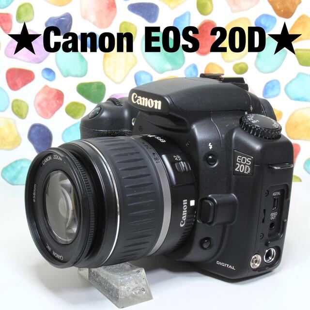 コマの 極美品 ️Canon EOS 20D レンズセット ️高画質 ️初心者おすすめ kOdU9-m82787978668 ℃・カメラ