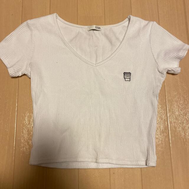 GYDA(ジェイダ)の（値下げ）GYDA ミニ丈トップス2枚セット レディースのトップス(Tシャツ(半袖/袖なし))の商品写真