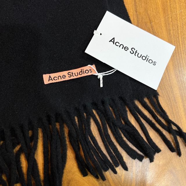 Acne Studios(アクネストゥディオズ)のアクネ ストゥディオズ Acne Studios メンズ マフラー ストール 黒 メンズのファッション小物(マフラー)の商品写真