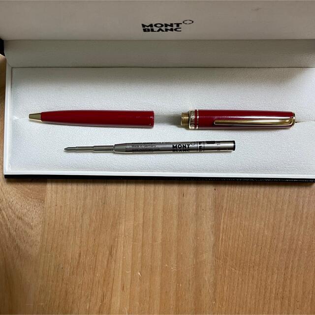 モンブラン MONTBLANC ジェネレーション ツイスト式ボールペン 赤×金